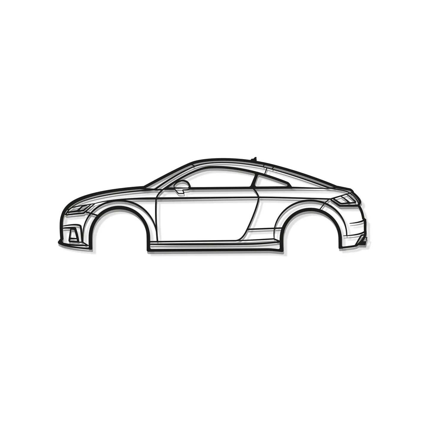 2015 TT Metal Car Wall Art Decor metal silhouette by Modello Turbo Artwork on Tampa Home & Garden Store
