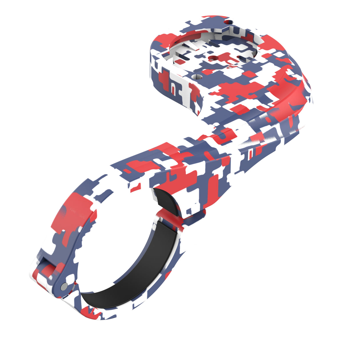 Camo Garmin Classic Bike Mount by KOM Cycling with circular mounting ring on Tampa Home & Garden Store