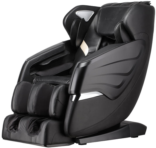 Massage Chairs SL Track Full Body Massage Recliner black leather HouseOfZazla on Tampa Home & Garden Store