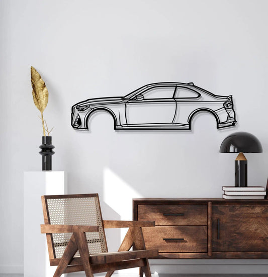 2022 M240i metal car wall art by Modello Turbo for home office decor on Tampa Home & Garden Store