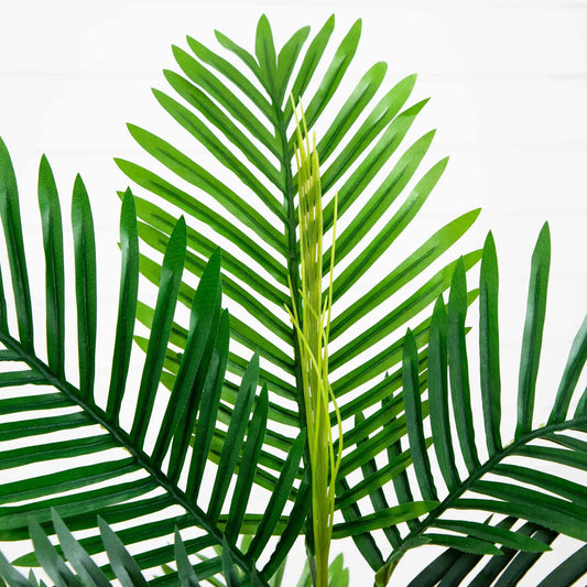 Paradise Palm artificial tree with green palm fronds on Tampa Home & Garden Store