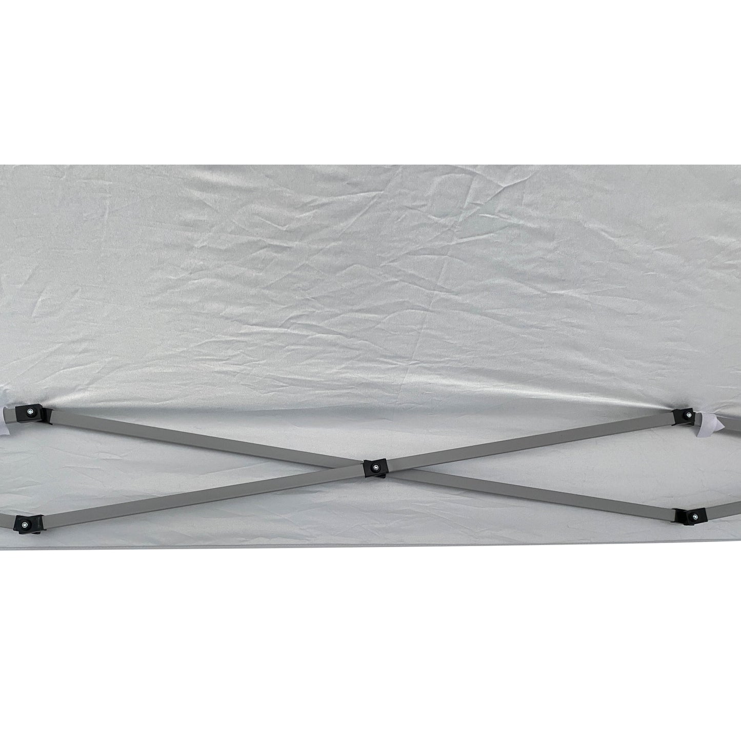 HouseOfZazla gray metal 10x10 ft pop-up gazebo canopy frame components on Tampa Home & Garden Store