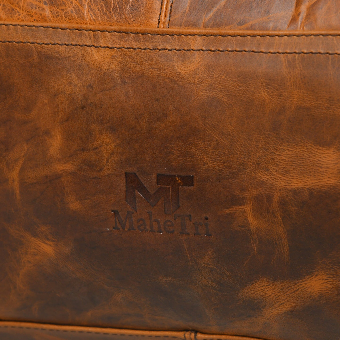 Leather Gym Travel Bag, Round - Tampa Home & Garden Store
