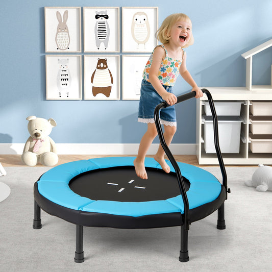 40 Inch Trampoline for Kids Indoor Outdoor Fitness Trampoline - Tampa Home & Garden Store
