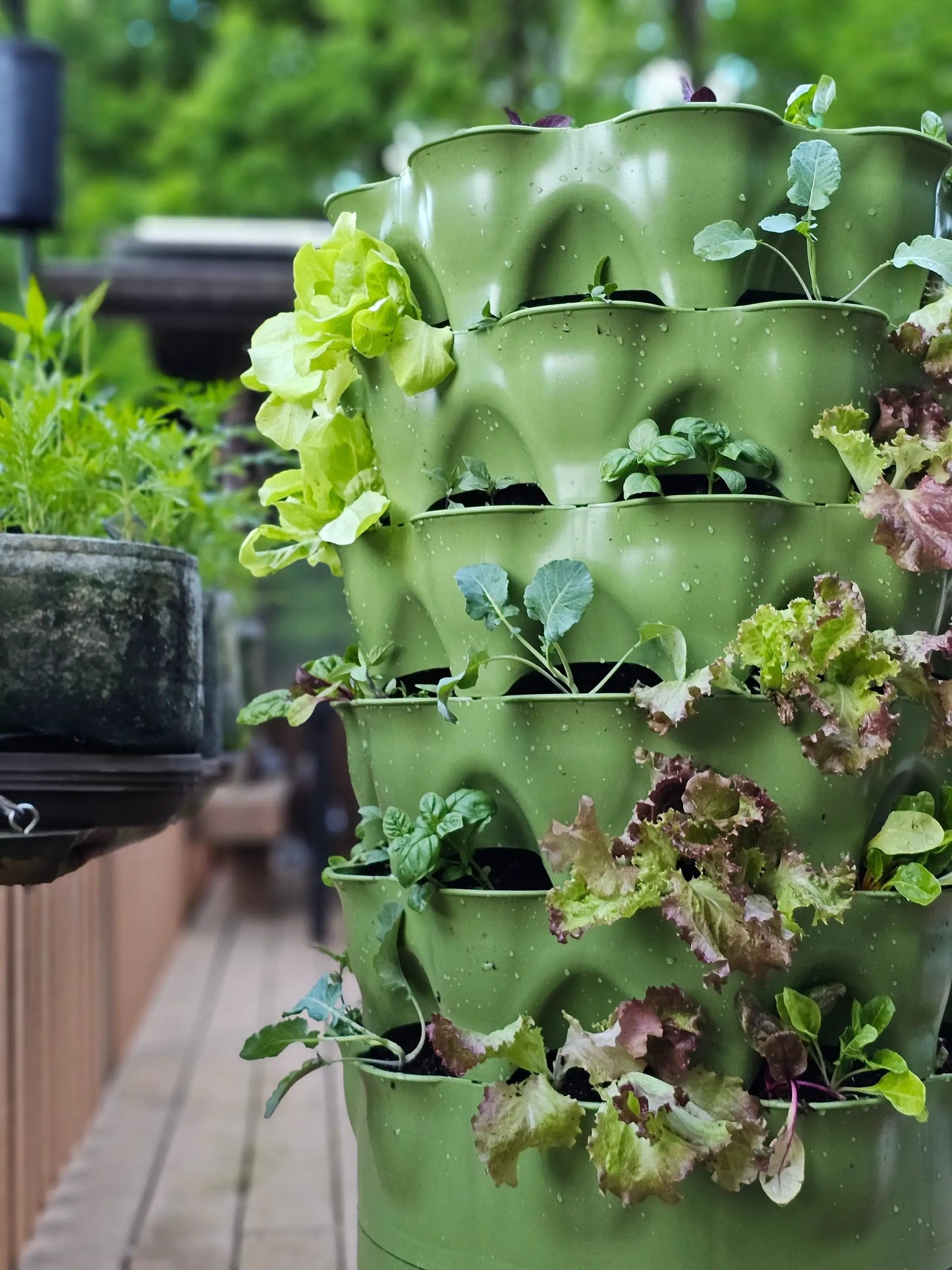 Garden Tower 2™, 50-Plant Composting Vertical Garden Planter - Tampa Home & Garden Store