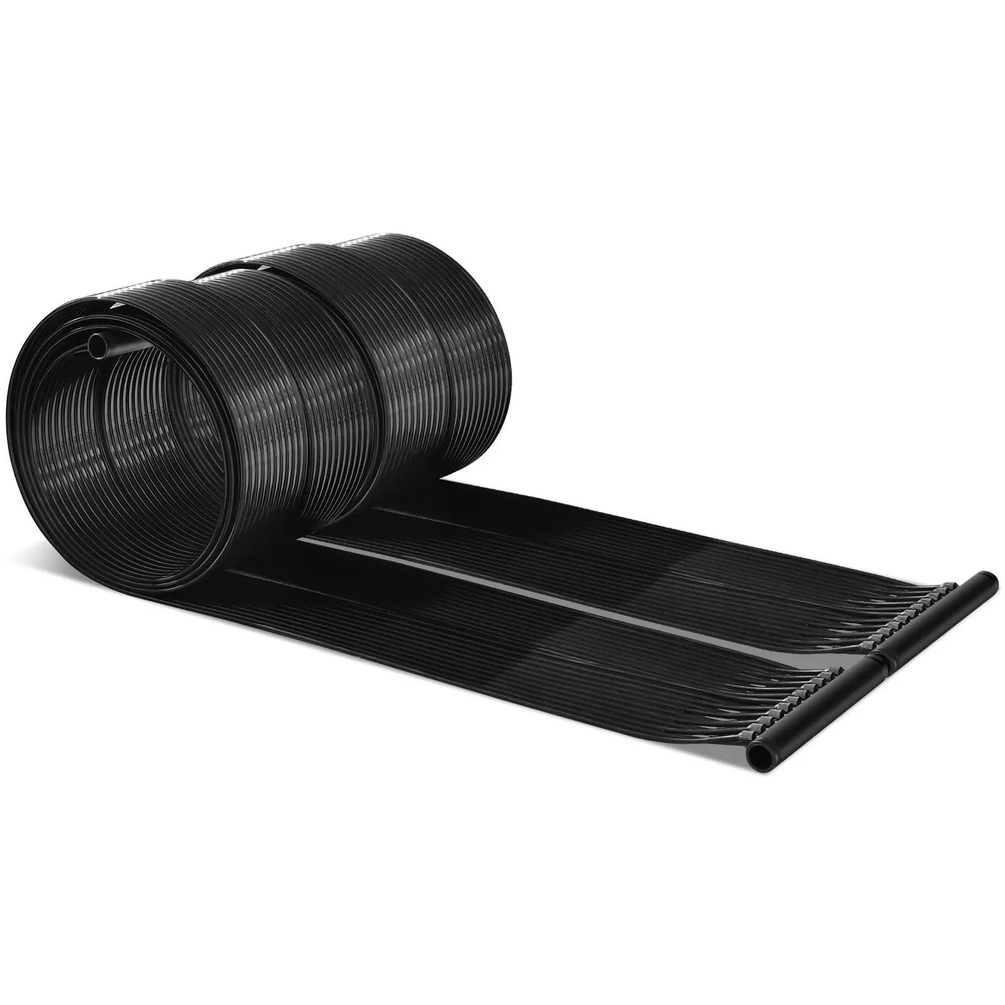 2-Piece Weatherproof Solar Pool Heating System with black tubing coil on Tampa Home & Garden Store