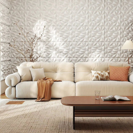 3D Wall Panels with Diamond Pattern White 20-pack DirectDeals on Tampa Home & Garden Store