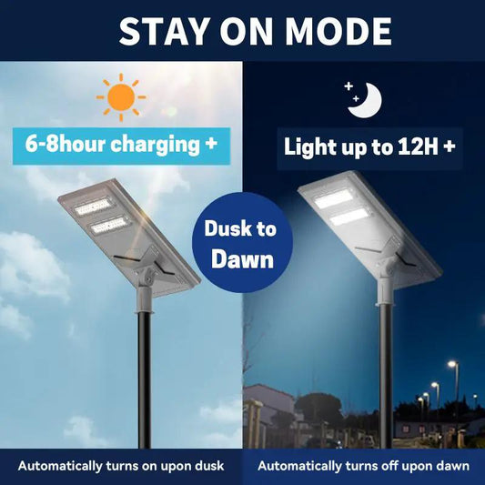 100 W 150 W 200 W Commercial solar street light-Stay on - Tampa Home & Garden Store