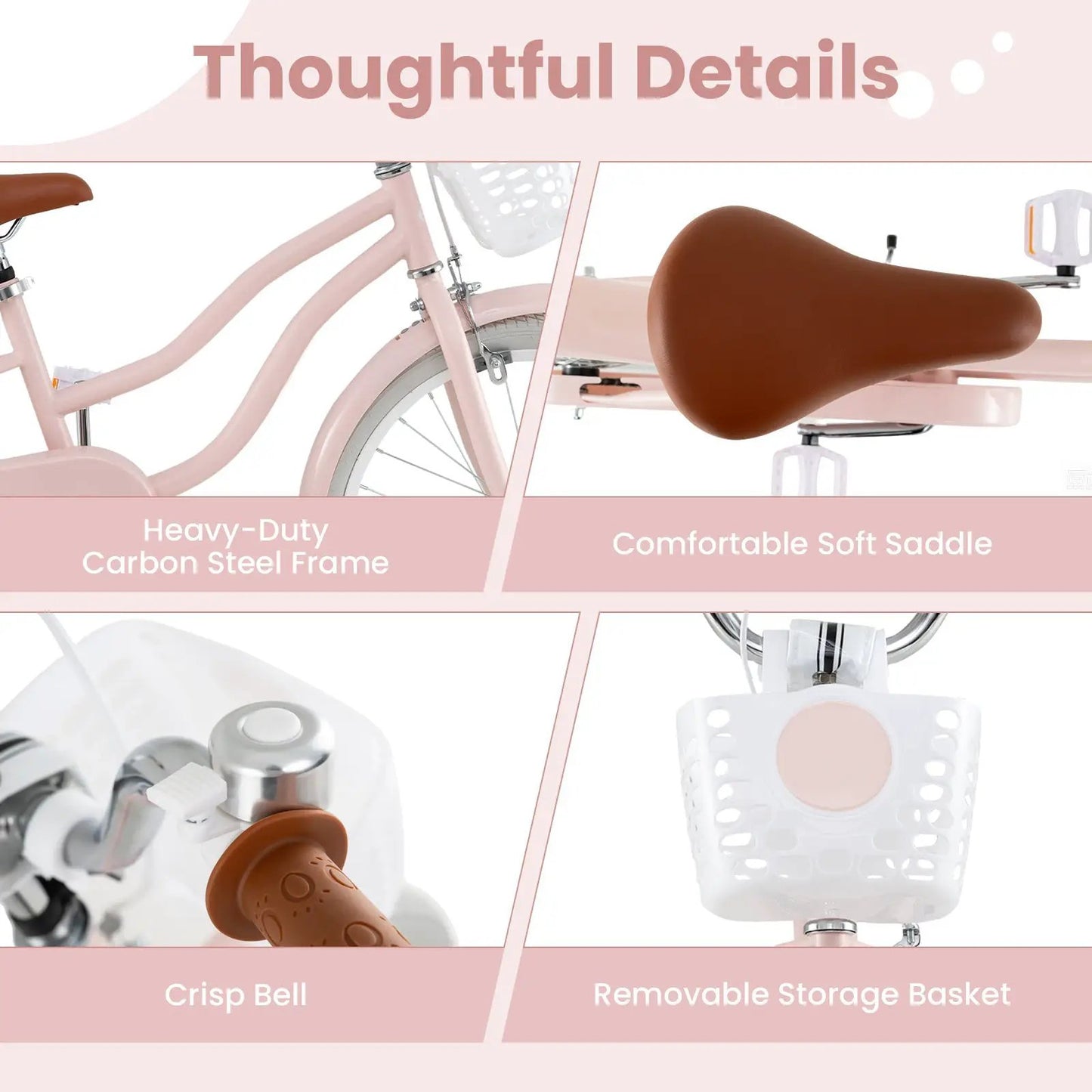 20 Inch Kids Bike with Kickstand for Boys Girls - Tampa Home & Garden Store