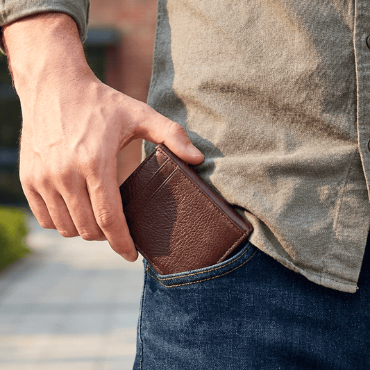Portefeuille classique à poche avant