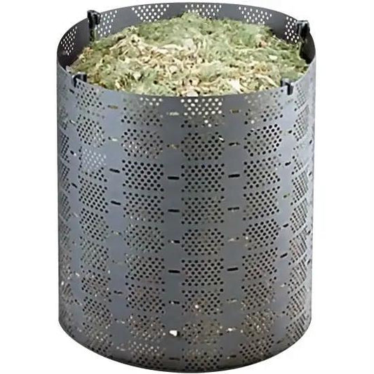 216-Gallon metal perforated compost bin by HomePacific for home composting on Tampa Home & Garden Store