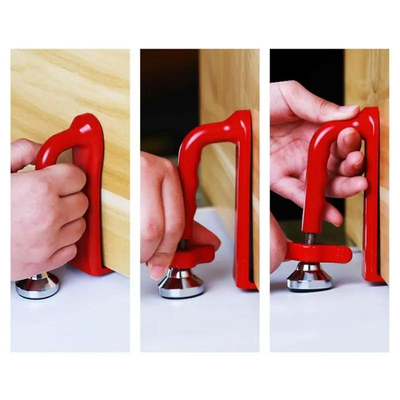 Red portable door closer and jammer clamp for doors by VIP Digital Presence on Tampa Home & Garden Store