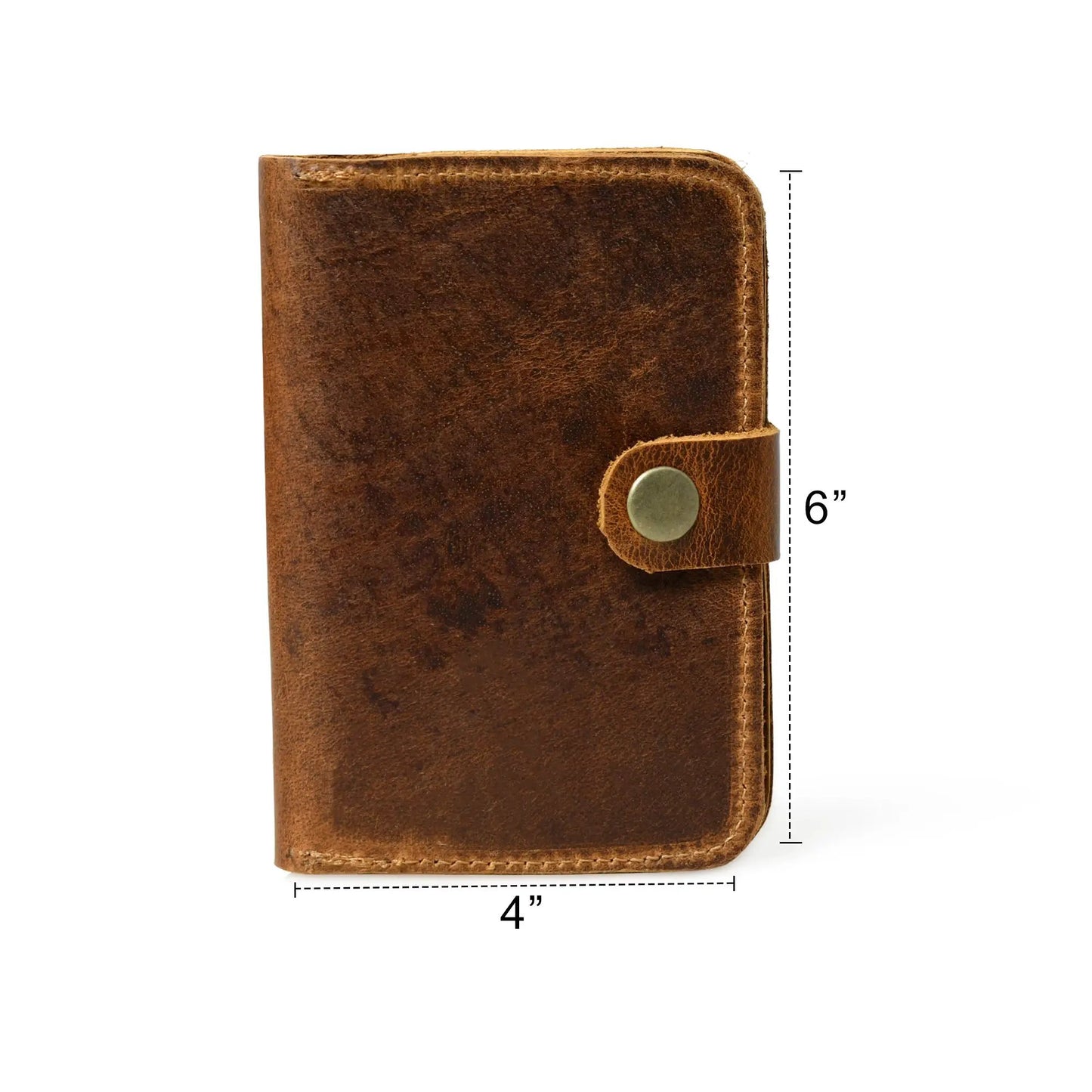 Chic Voyage Passport Sleeve brown leather travel wallet by Classy Leather Bags on Tampa Home & Garden Store