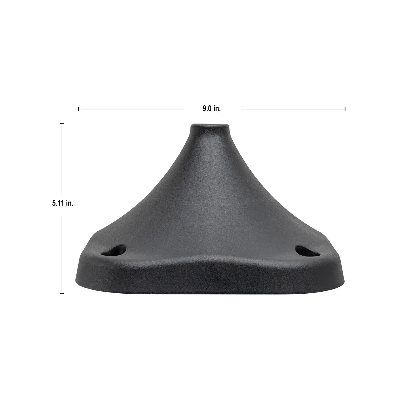 Ground Mount Base for Retractable Hose Reel black plastic on Tampa Home & Garden Store