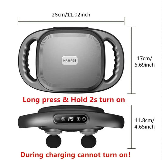 HeatFlex Muscle Massager for Home Recovery gray electric massager by VIP Digital Presence on Tampa Home & Garden Store