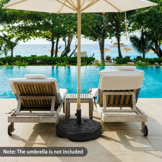 22 Inch Fillable Heavy-Duty Round Patio Umbrella Base Stand - Tampa Home & Garden Store
