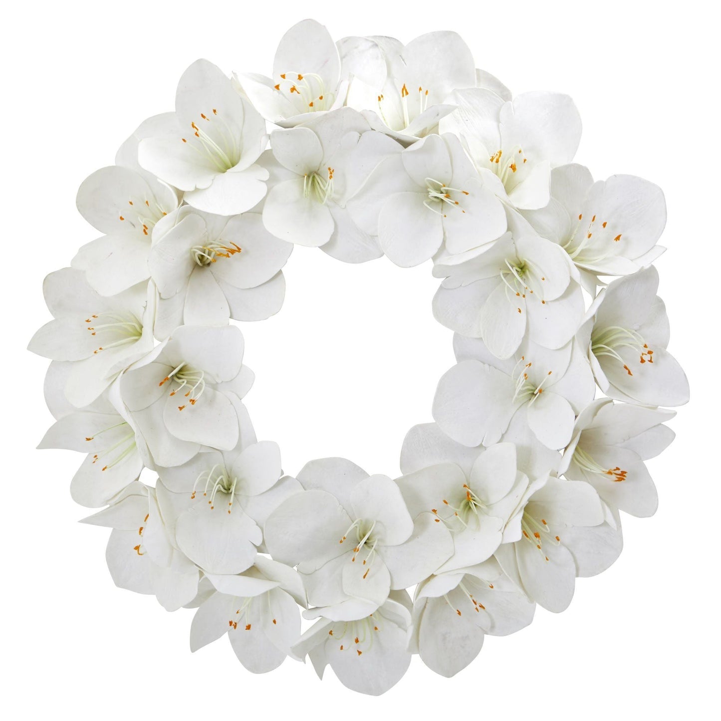24” Amaryllis Artificial Wreath - Tampa Home & Garden Store