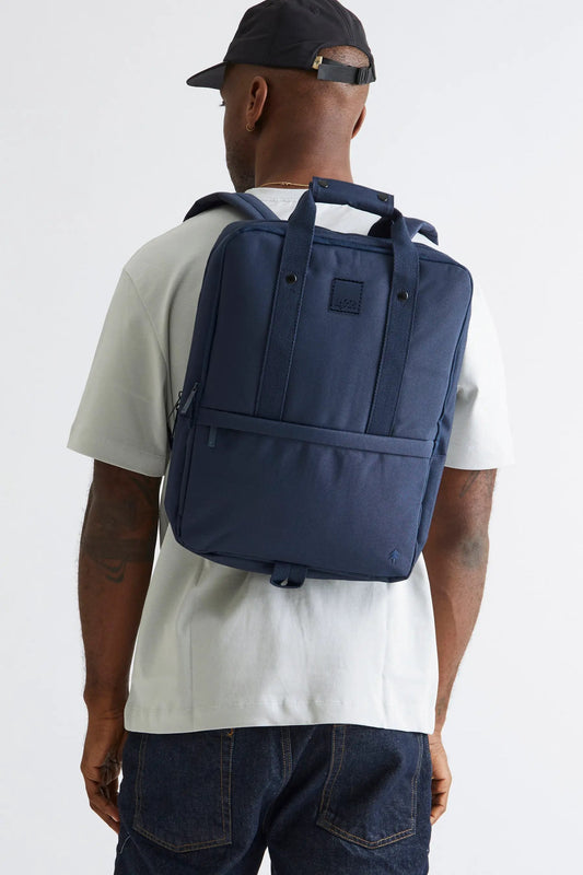 Daily 15 Inch Laptop Backpack Navy Lefrik USA with top handles on Tampa Home & Garden Store