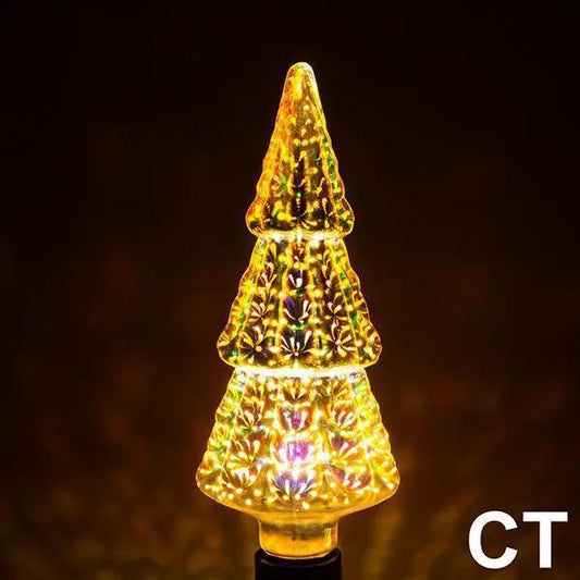 LED Light Bulb 3D Decoration Bulb Firework 110 220V ST64 G95 G80 G125 A60 Bottle Heart Holiday Lights Novelty Christmas Lamp - Tampa Home & Garden Store