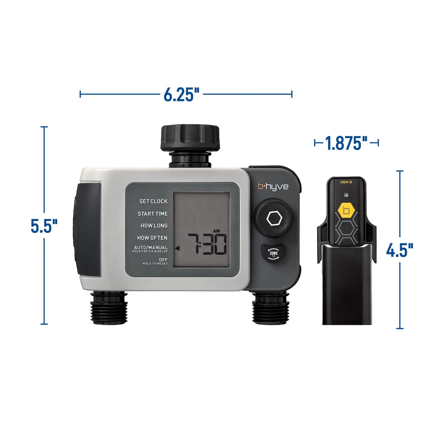 B-hyve XD Bluetooth four-outlet hose timer with hub Orbit Irrigation on Tampa Home & Garden Store