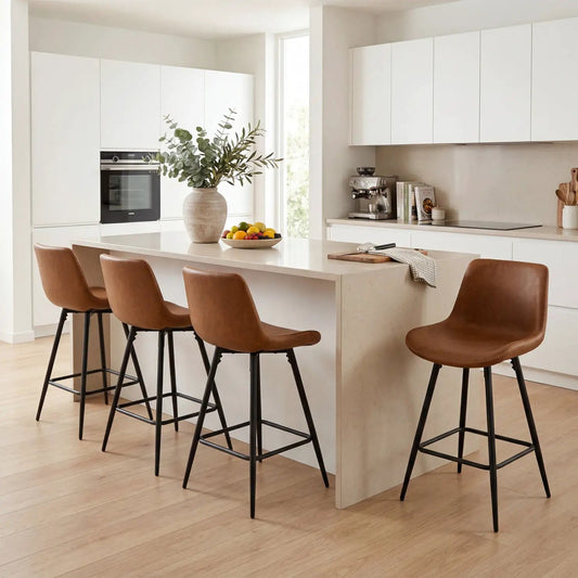 24 Inch Bar Stools Set Of Four With Backs