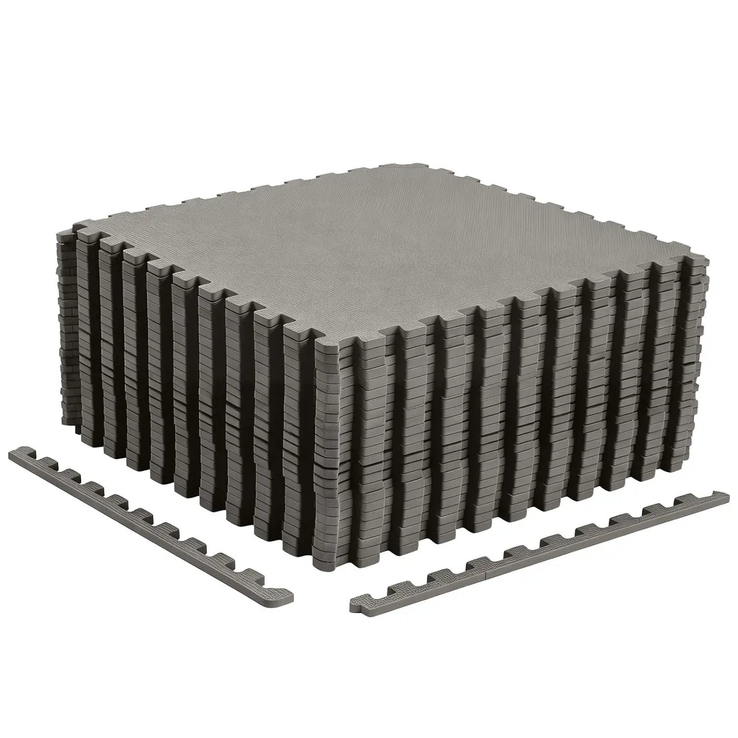 EVA Foam Floor Tiles 24 Pack with Borders