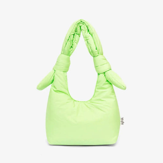 Biwa Mini Bag Lime crossbody by Lefrik USA, compact lime green handbag on Tampa Home & Garden Store