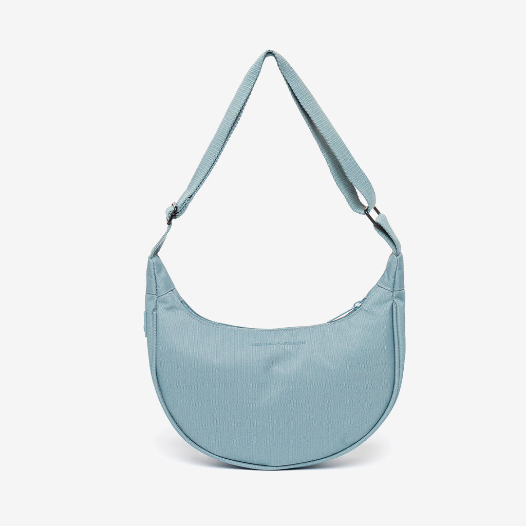 Lua Bag Stone Blue compact half-moon handbag by Lefrik USA on Tampa Home & Garden Store