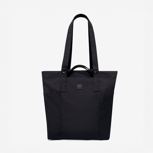 Lefrik USA Raw Tote Bag black canvas with cotton handles; lightweight, front logo patch on Tampa Home & Garden Store