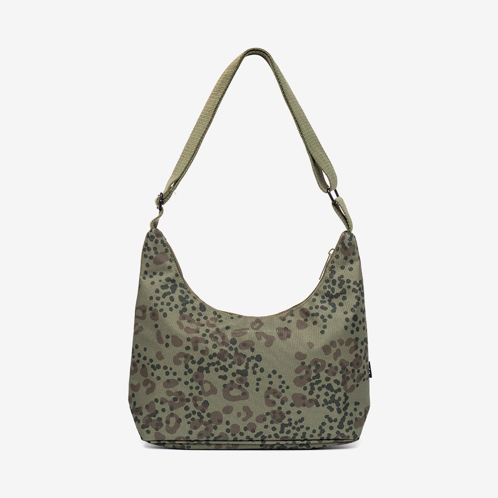 Bico Bag cheetah print crossbody handbag olive green Lefrik USA on Tampa Home & Garden Store