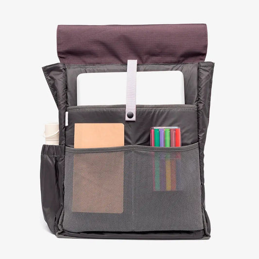 Handy XL Backpack with Laptop Sleeve in dark gray, front zip pocket and mesh organizer on Tampa Home & Garden Store
