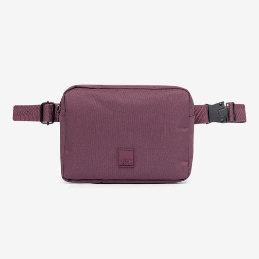 Reef Crossbody Bag maroon Oxford RPET fabric fanny pack Lefrik USA on Tampa Home & Garden Store