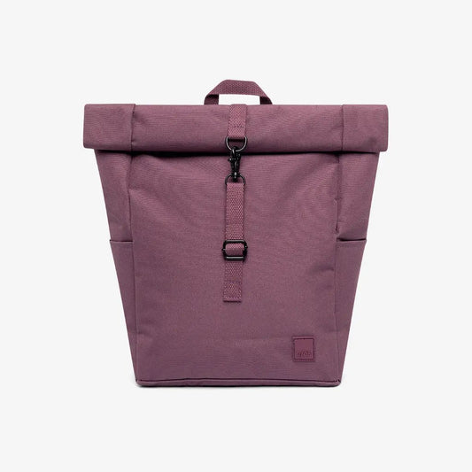 Roll Mini Backpack Maroon with Laptop Pocket Lefrik USA roll-top closure compact backpack on Tampa Home & Garden Store