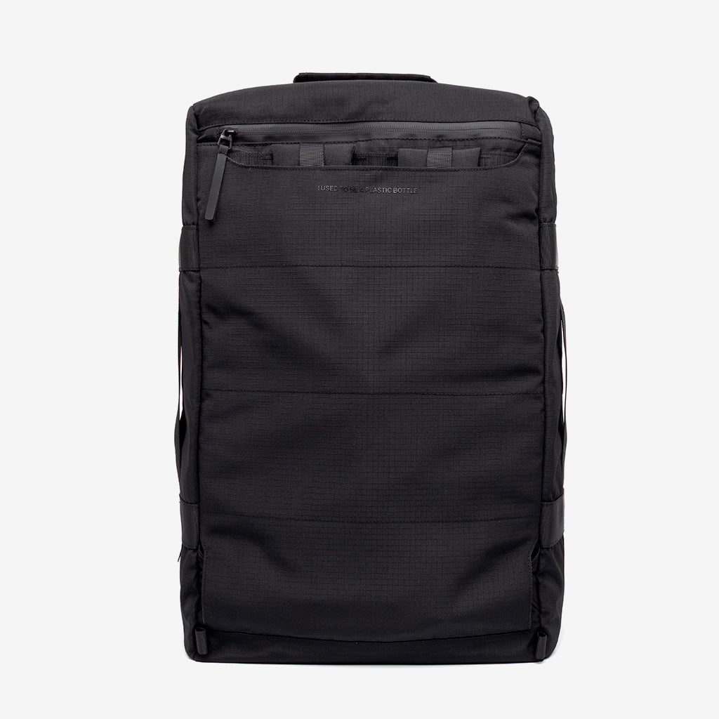 Wanderer Travel Backpack 29L by Lefrik USA, black cabin-size laptop backpack with front pocket on Tampa Home & Garden Store