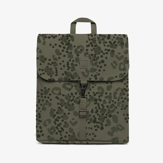 Handy Mini Backpack olive cheetah print by Lefrik USA on Tampa Home & Garden Store