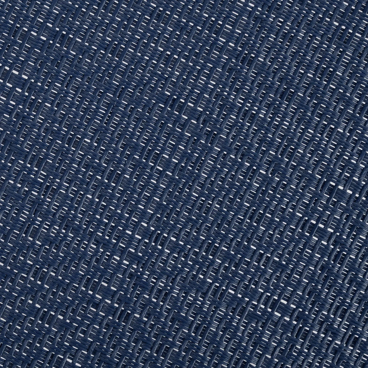 Ensemble de 3 chaises longues de terrasse, chaise longue d'extérieur avec 5 dossiers réglables, cadre en acier robuste, blanc bleu