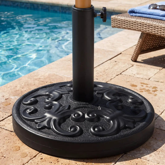 Heavy Duty 26 Lb Patio Umbrella Base Stability