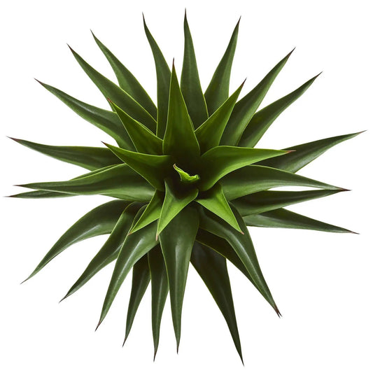 Agave artificial plant, 28-inch, vibrant green leaves for home decor on Tampa Home & Garden Store