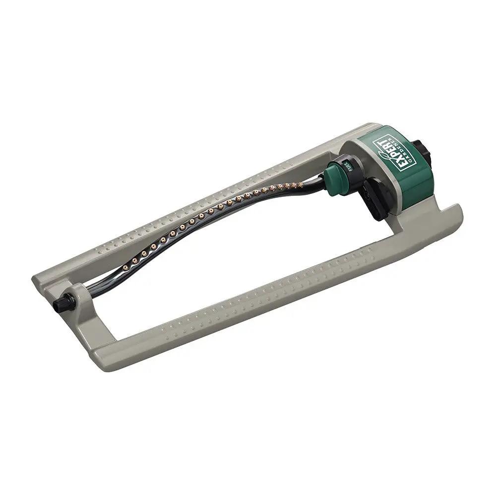 Metal Oscillating Sprinkler 3600 sq ft coverage with frame and green Orbit Irrigation motor on Tampa Home & Garden Store