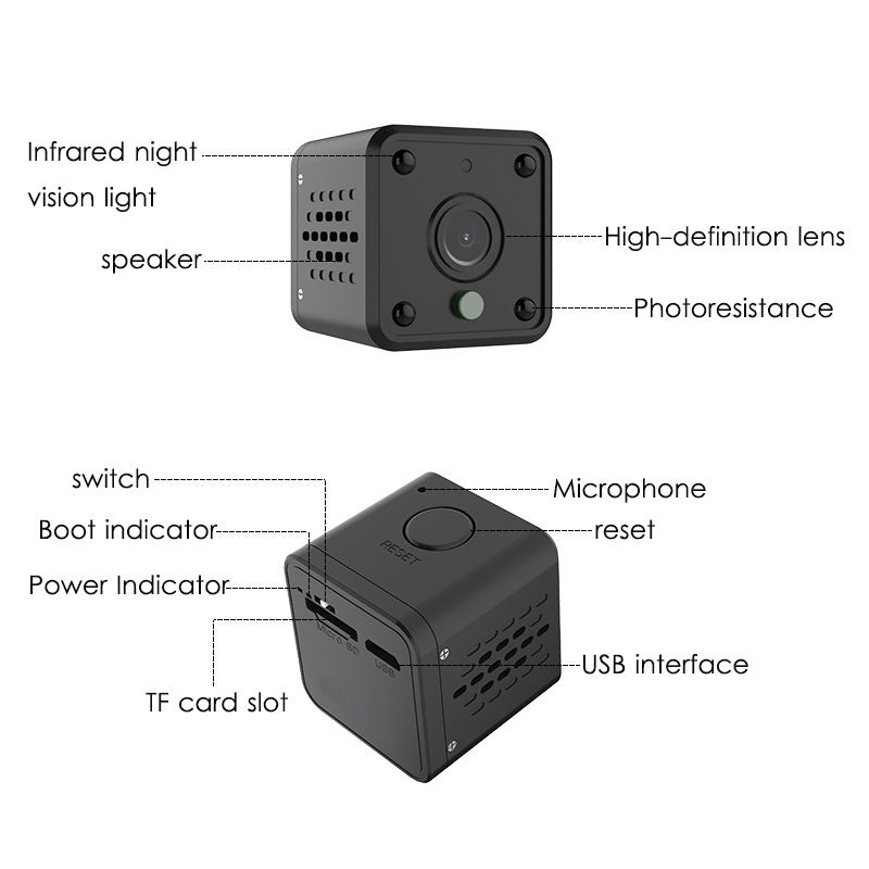 Sell My Stuff black compact action digital camera with HD lens, infrared night vision, TF card on Tampa Home & Garden Store