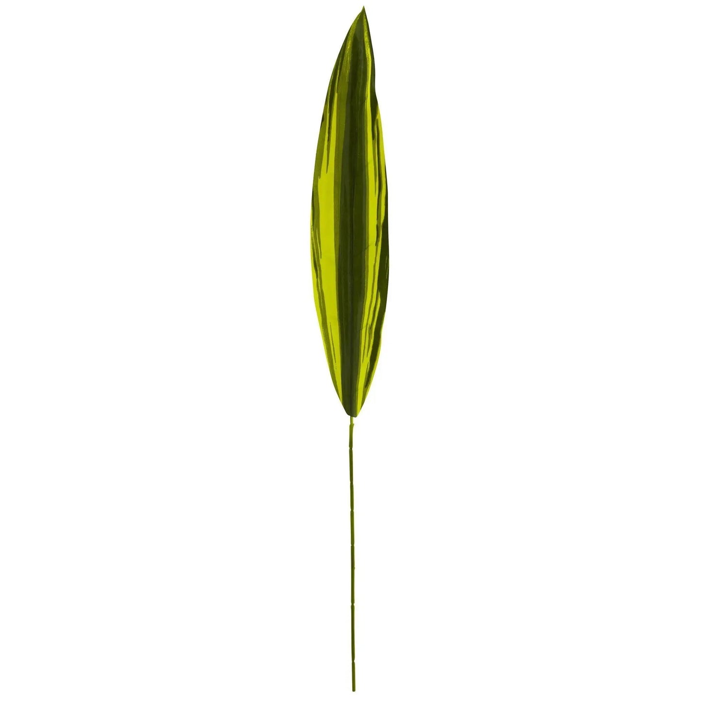 29-inch yucca artificial leaf by Nearly Natural, variegated green-yellow, single stem on Tampa Home & Garden Store