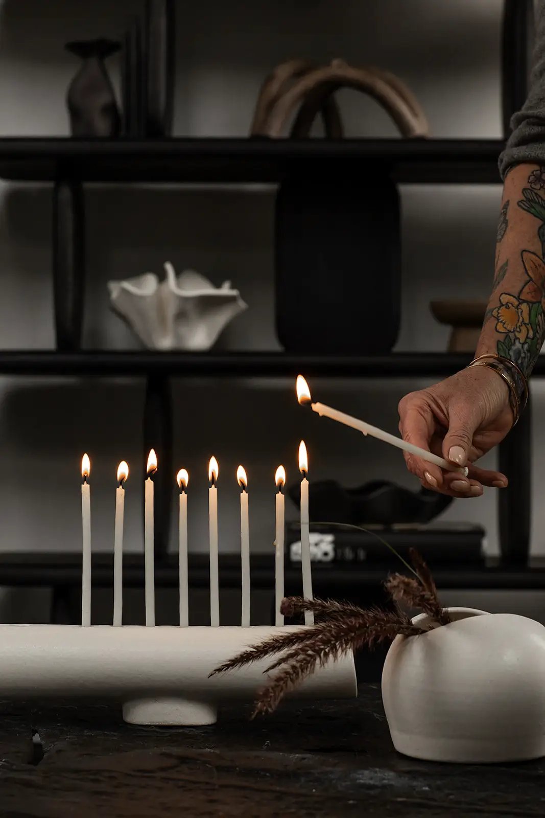 Goldie Menorah - Tampa Home & Garden Store