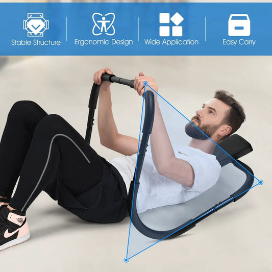 DirectDeals Portable AB Trainer ab roller with ergonomic handles on compact frame on Tampa Home & Garden Store