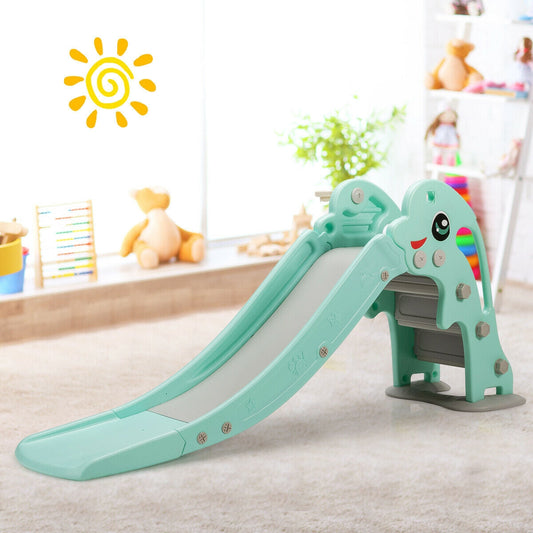 3-in-1 Kids Climber Slide Play Set with Basketball Hoop and Ball - Tampa Home & Garden Store