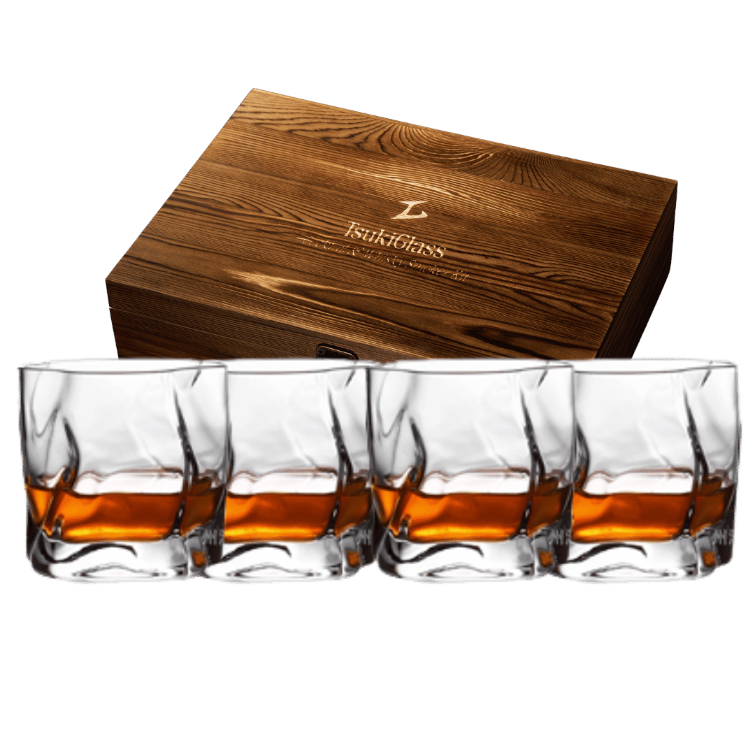 Crystal Whisky Smoker Glass With Torch and Dome