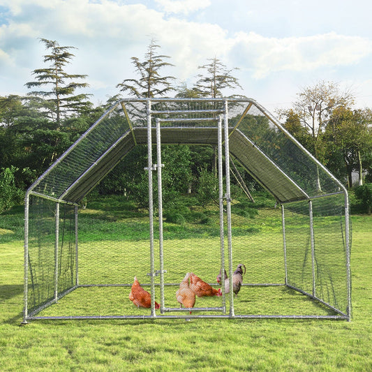 9.5 x 12.5 Feet Large Walk In Chicken Coop Run House - Tampa Home & Garden Store