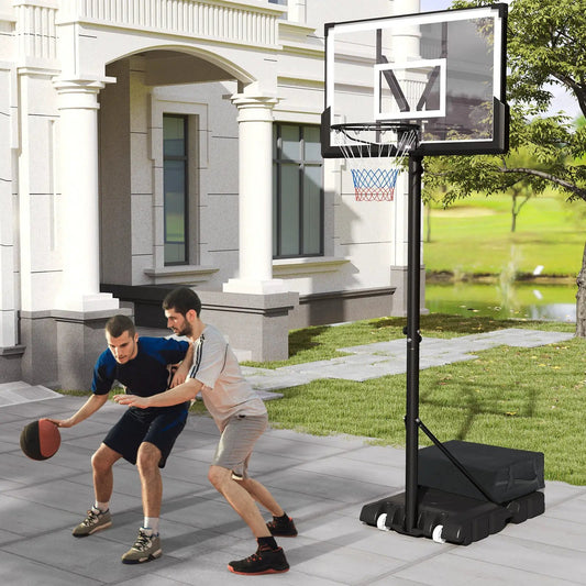 DirectDeals portable outdoor basketball hoop with adjustable height and wheeled base on Tampa Home & Garden Store