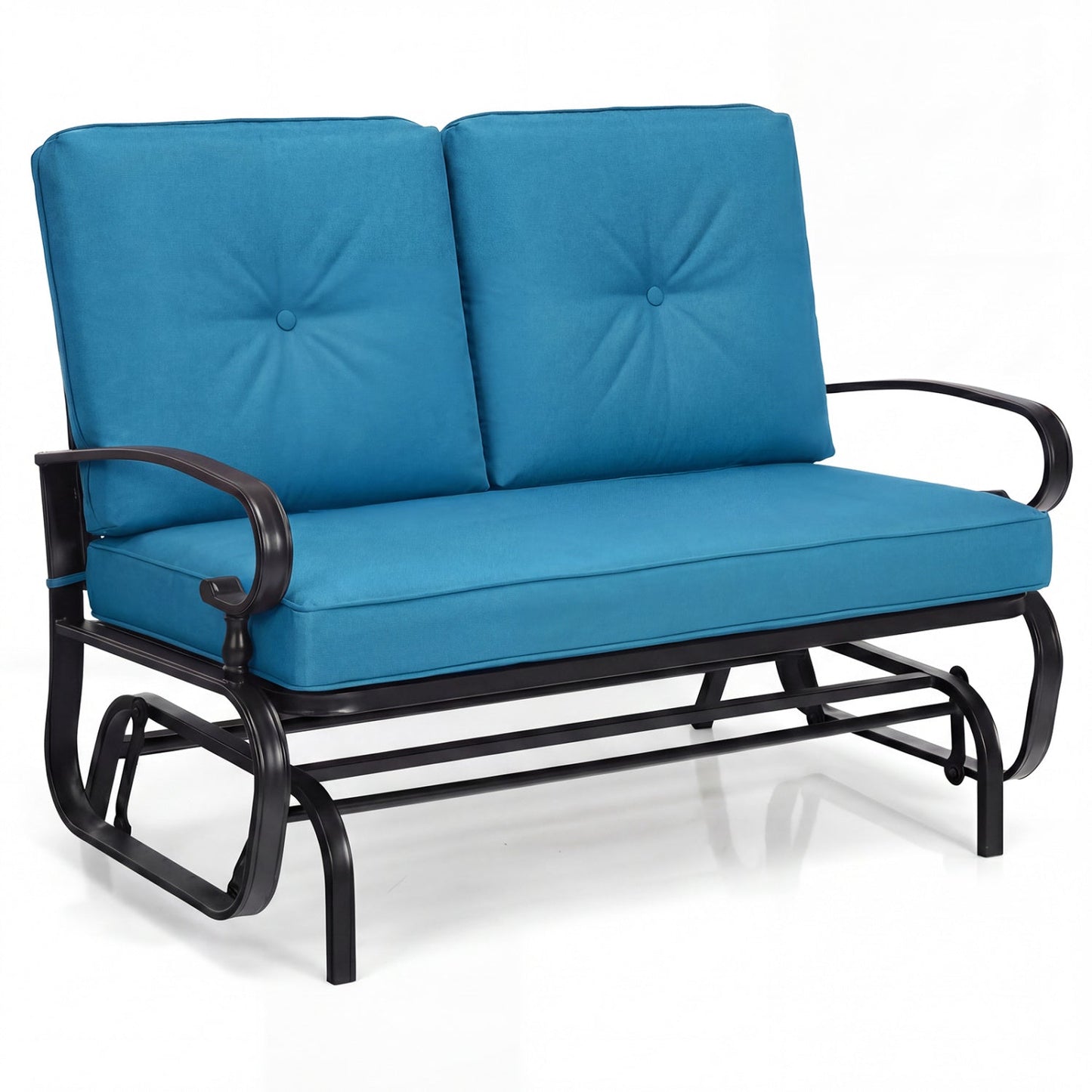 Sillón Balancín de Jardín para 2 Personas con Cómodos Cojines - Beige