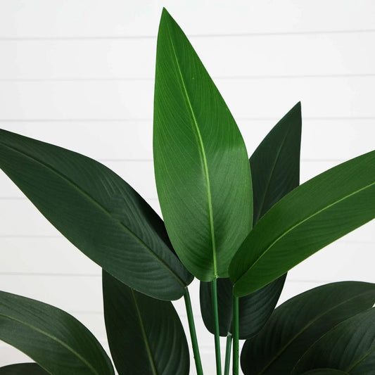 3.5 ft Sky Bird Tree artificial with green leaves in white planter on Tampa Home & Garden Store