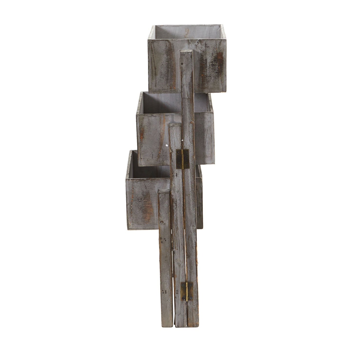 3.5’ Gray Washed Expandable Decorative Planter - Tampa Home & Garden Store